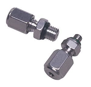 Vici Valco Externer Adapter 1/8" zu 5/16-24 Gewinde O-Ring Dichtung, SS