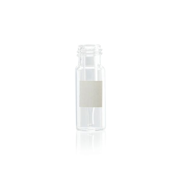 DWK Wheaton 0,3 ml LVI-Fläschchen, klar, Schriftfeld, mit Kappe grün, mit Septum PTFE/Silikon rot, 100 St/Pkg