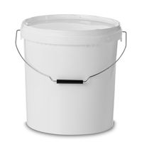 Product Image of Bucket, with Metal Handle, without Cover, without UN-App., 20 l, 327 mm, Ø: 326 mm, 15 pc/PAK