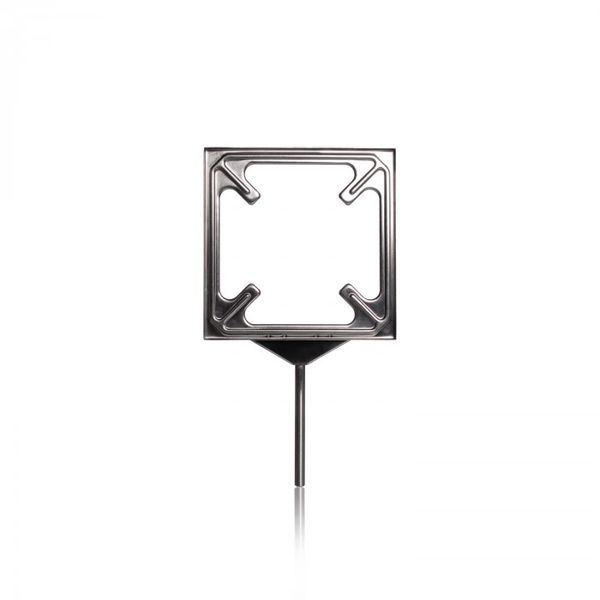 Duran Group Plattenhalter/Chromnickelstahl 135x135 mm Plattengröße, 5 St/Pkg