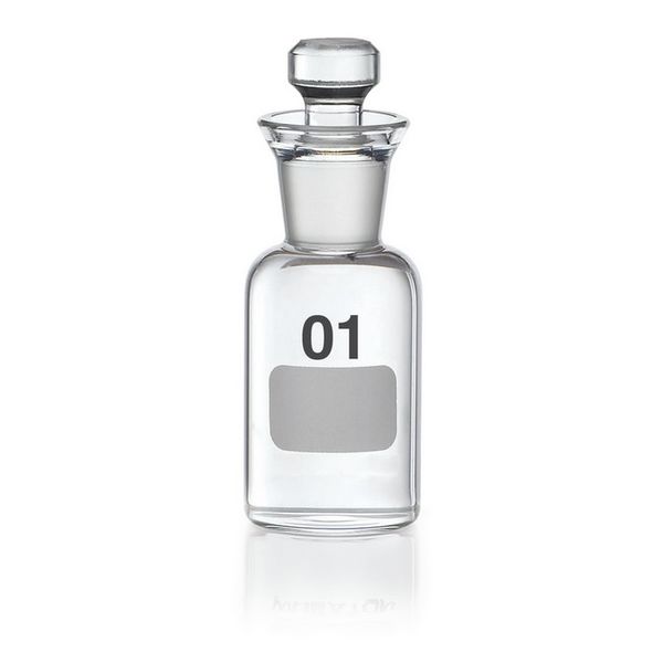 DWK Wheaton BSB-Flasche, 60ml, ''Robotic''-Stopfen, Sondernummerierung, 43 x 115 mm, 36 St/Pkg