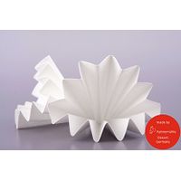 Product Image of Folded Filter Paper, qualitative, 240 mm, Grade 604, fast, 79 g/sqm, 100 pcs.