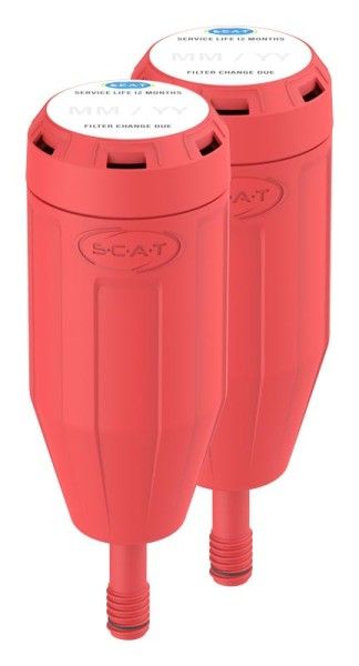 SCAT Exhaust filter L, V3.0, label, 2 pc/PAK
