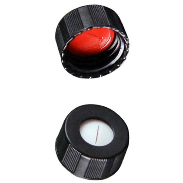 Microsolv Screw Cap black with SOFT-Guard Septa SIL/PTFE, slit, 1000 pc/PAK