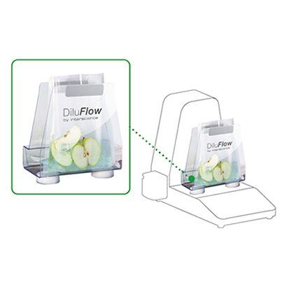 Interscience Bagopen bag opener and holder 400, for 400 ml filter bag, for Diluflow
