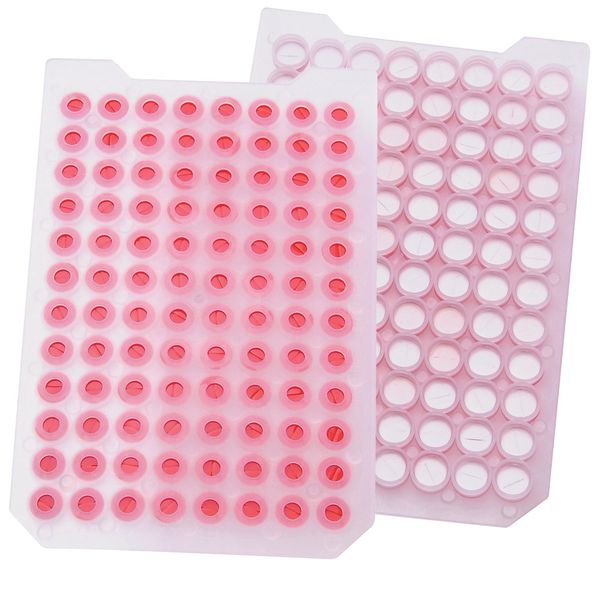 DWK Wheaton Blue μlmat closure mat for microplate, with precut FEP/silicone septa, EVA