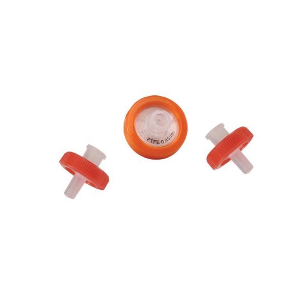 PerkinElmer Spritzenvorsatzfilter, PTFE, 17 mm, 0,22 μm, Orange, 100 St/Pkg