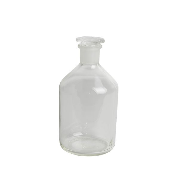 SCAT Enghalsflasche DURAN Borosilikatglas, NS29/32 mm mit Schliffhals, 1000 ml, rund, klar, mit Glasstopfen