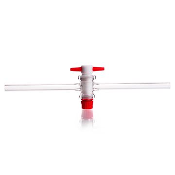 Duran Group DURAN Einweghähne, komplett mit PTFE-Küken, Bohrung 2,5 mm, NS 14.5, Hahnansatz 9 mm, 50 St/Pkg