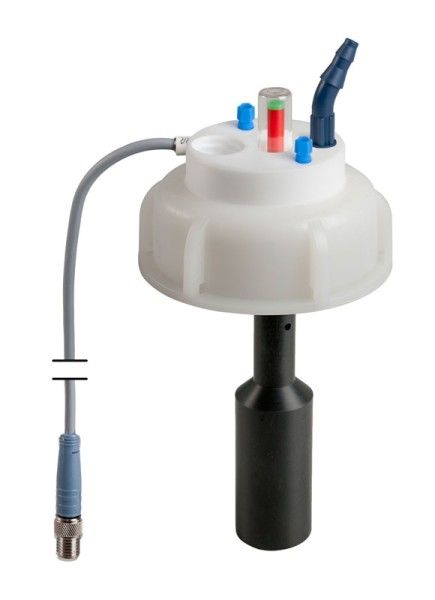 SCAT Safety Waste Cap, S65, electronic fill level control, including Fittings and Olive