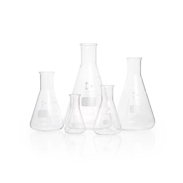 Duran Group Erlenmeyerkolben/DURAN, Enghals, 50 ml mit Teilung, 10 St/Pkg