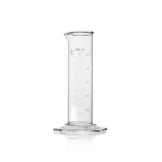Duran Group DURAN Super Duty Messzylinder, niedrige Form, mit Strichteilung, Klasse B, 500ml, 2 St/Pkg