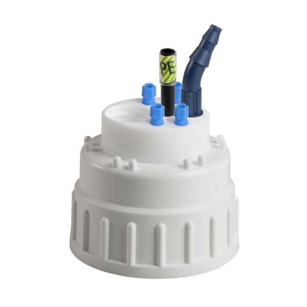 SCAT SafetyWasteCap B83, 4x 2.3/3.2 mm OD, 1x 5.0 - 11.5mm ID, grounding connection + connector for exhaust filter