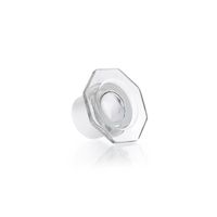 Product Image of SBW glass flat-head stoppers, semi-hollow, octagonal, NS 45/27