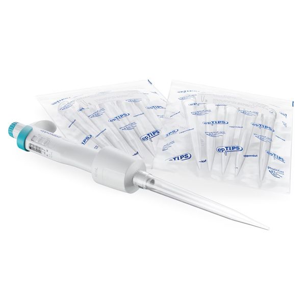 Eppendorf Eppendorf Research 3 neo, 1-channel, variable 0.5-10 mL, turquoise, incl. epT.I.P.S. sample bag
