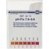 Product Image of pH-Fix 7,9-9,8 Indikatorstäbchen, 100 Teststäbchen, 5,5 x 85 mm