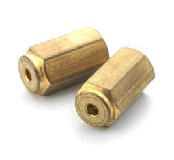Trajan (SGE) 1/16'' x 1.2 mm Hole (Extended Mini) Brass (Nickel Plated), 2 pc/pak