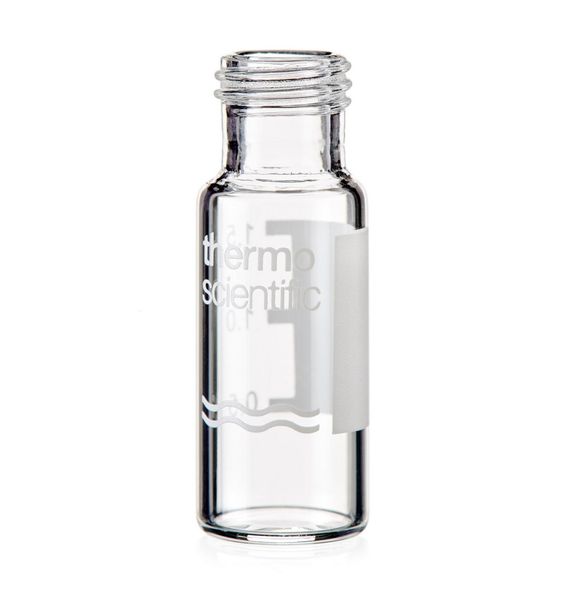 Thermo Fisher Scientific SureSTART 2 ml Screw Glass Vial, Level 2, clear Glass, Marking spot, 1000 pc/PAK
