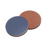 Product Image of Septa, 16 mm diameter, butyl red/PTFE grey, 55° shore A, 1,6mm, 10 x 100 pc