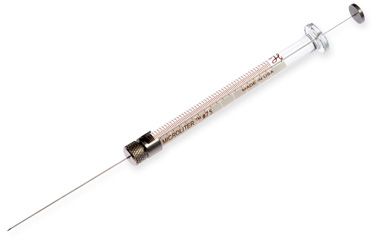 Hamilton 5 μl, Modell 75 RN-S Spritze, 26s Gauge, 51 mm, point style 2, max. Druck 2000 psig (137.9 bar), max. Temperatur 50°C/122°F, mit 