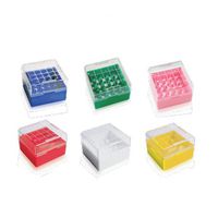 Product Image of KeepIT-81 yellow Freezing Box, Plastic, for 81 cryogenic vials with external thread, 10 pc/PAK