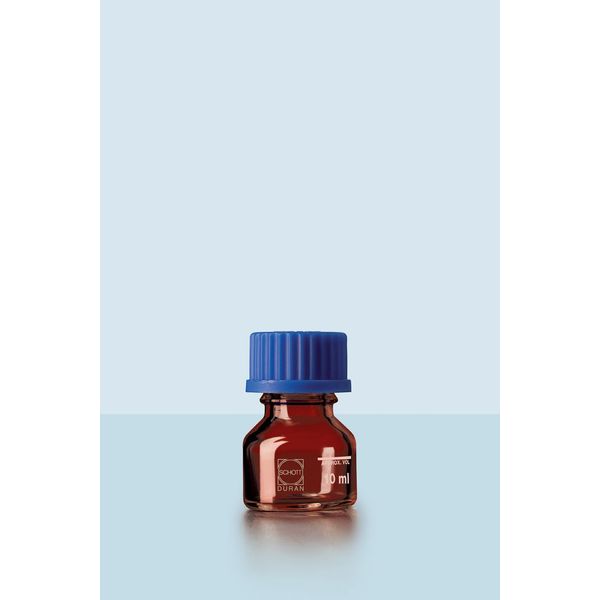 Duran Group DURAN Laboratory bottle, amber, graduated, GL 25, with cap, 10 ml, 10 pc/PAK