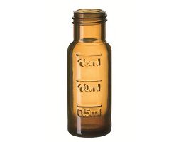 Altmann Analytik ND9 1,5ml PP Short Thread Vial, 32x11,6mm, amber, with filling lines, 10 x 100 pc