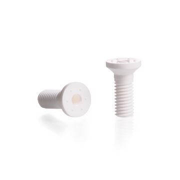 Duran Group KECK Suction connectors AS M8, screw, white, 100 pc/PAK