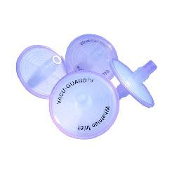 Whatman Scheibenfilter, VACU-GUARD, 60 mm, PTFE 0,45 μm, 3/8–1/2” (10–12 mm) SB Ein- und Auslass, 10 St/Pkg