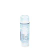 Product Image of Cryotubes, 1,2 ml, with internal thread, screw cap with silicone seal, PP, 12,5 mm x 41 mm,  sterile, 10 x 100 pc/PAK