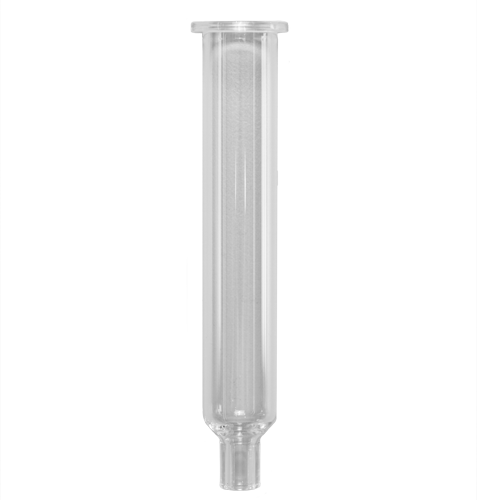 LCTech Empty SPE column, glass, 14 ml, 105 mm long, 17 mm wide column outlet, 100 pc/PAK