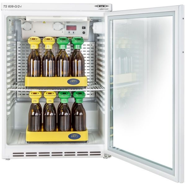 WTW TS 608-G/2-i, Thermostatenschrank für 2 BSB-OxiTop -Messsysteme, mit Isolierglas-Fronttüre, 230 VAC