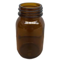 Product Image of Flasche, w.H., 100ml, braun, Gewinde GL 40, ohne Verschluss