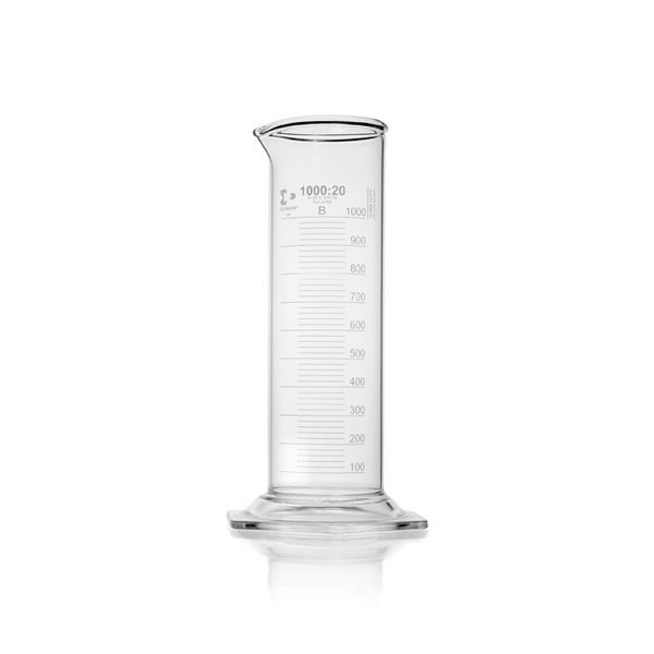 Duran Group DURAN Super Duty measuring cylinder, low form, with graduation, class B, 1000ml, 2 pc/PAK