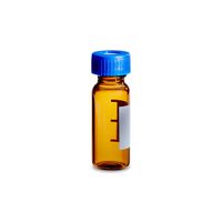 Product Image of Deactivated Amber Glass 12 x 32mm Screw Neck Vial, with Cap and Preslit