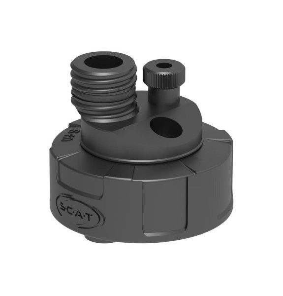 SCAT SymLine SafetyWasteCap GL 25 (m), HDPE, S60/61, connector for exhaust filter and control sensor, continuous level control