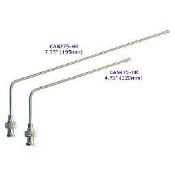 QLA 4.75’’ (120mm) Bent 316 SS Cannula with SS Luer Lock & Perm SS Tip for Hanson/QLA inchHR inch style filters