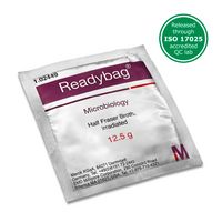 Merck Readybag Half Fraser Broth 12.5 g irradiated For 25 g of food sample in 1:10 dilution, 60/PAK