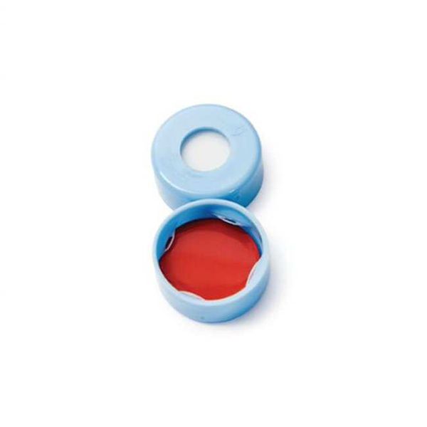 Thermo Fisher Scientific Schnappdeckel SureSTART Level 2, 11 mm, PE rot & Septum Silikon/PTFE weiß/rot, 1 mm, 5000 St/Pkg