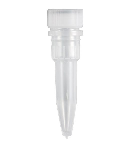 Ratiolab Reaktionsgefäße, PP, 0,5 ml, konisch, Schraubverschluss, O-Ring, sterilisiert, 1000 St/Pkg