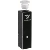 Product Image of Ultra Micro Cell, Type 105.202-QS, HP Quartz Glass, WL 200-2500 nm, Pathlength 10 mm, (HxW) 2.5x2 mm, Centerheight 8.5 mm, PE Stopper, 50 µl