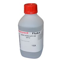 Product Image of Buffer solution pH 9.180 (25°C), With fungicide, according to DIN 19266, Plastic Bottle, 1 L