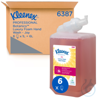 Kimberly-Clark KLEENEX Luxuriöse Duftschaumseife, Joy Farbe: Rosa Euroblume: X, Inhalt: 6 Kartuschen
