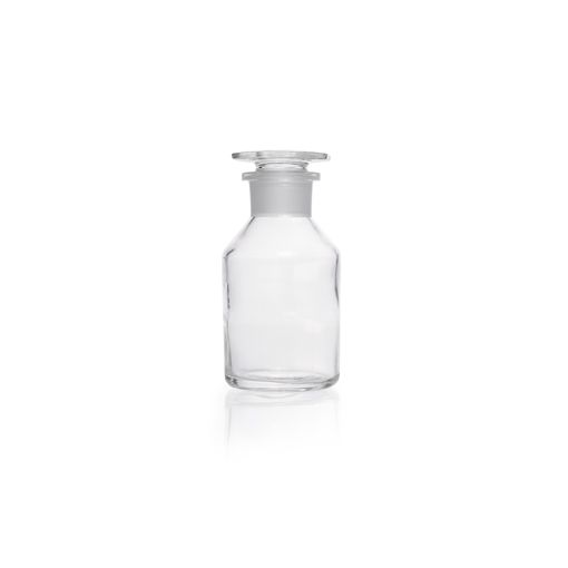 Duran Group Weithalsflasche, KSG (klar), NS 34/24, 250 ml, Glas-Stopfen, 10 St/Pkg