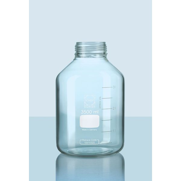 Duran Group Weithalsflasche, Klarglas, GLS 80, 3500 ml