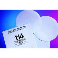 Filter Papers, round, grade 114, 90 mm, 100/pak