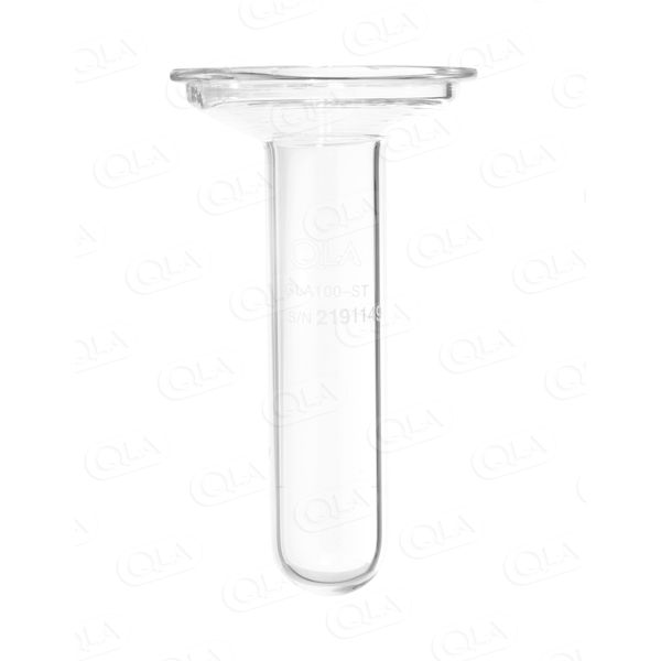QLA 100mL Clear Glass Vessel for Sotax AT7 Smart, Serialized