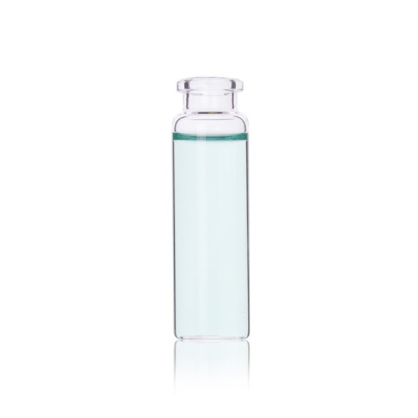DWK Wheaton Headspace-Fläschchen, klar, flacher Boden, abgeschrägter Rand, 20ml, 100 St/Pkg