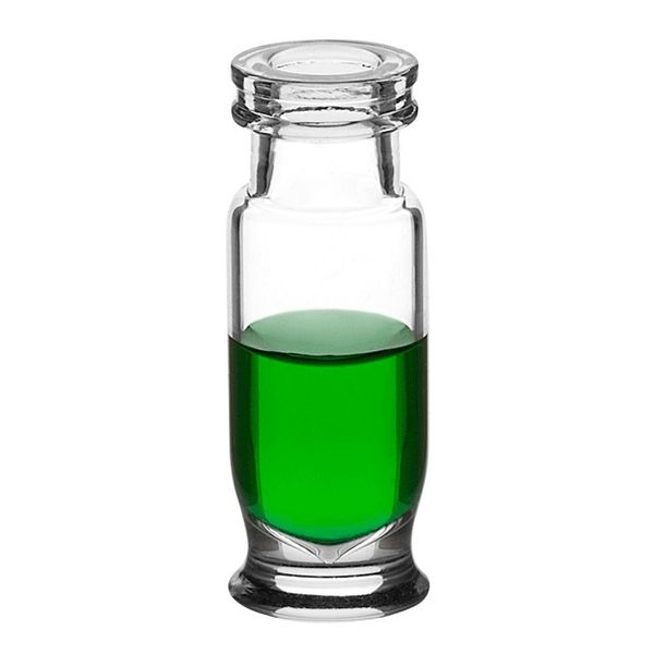 Microsolv 1,8 ml, MR-Fläschchen, Schnappverschluss, Klarglas, 11mm Schnappring, 12x32mm AD, Zur Verwendung als Autosampler-Fläschchen, 100 St/Pkg