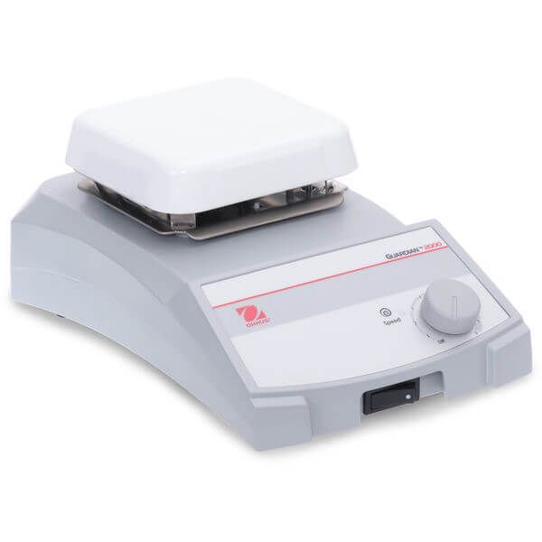Ohaus Magnetic Stirrer Guardian 2000 e-G21ST04R, 230V 50Hz, EU, Plate 102 x 102 mm, 200 - 1600 u/min